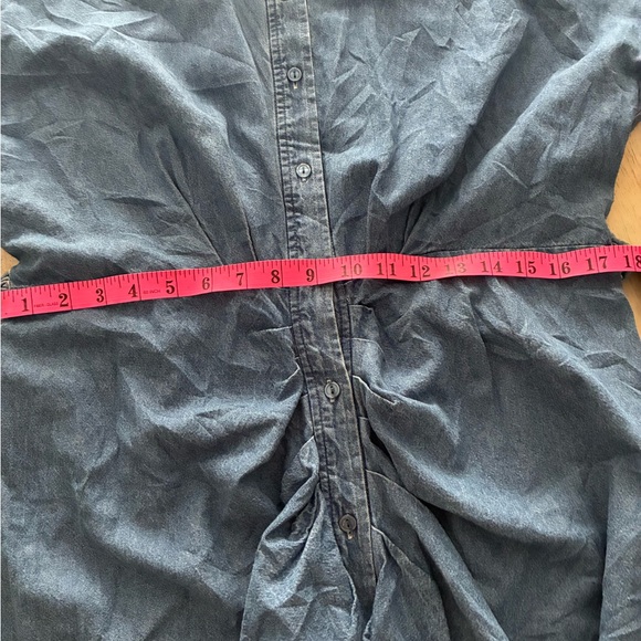 Tori Denim Tie-Waist Midi Dress - Picture 6 of 6